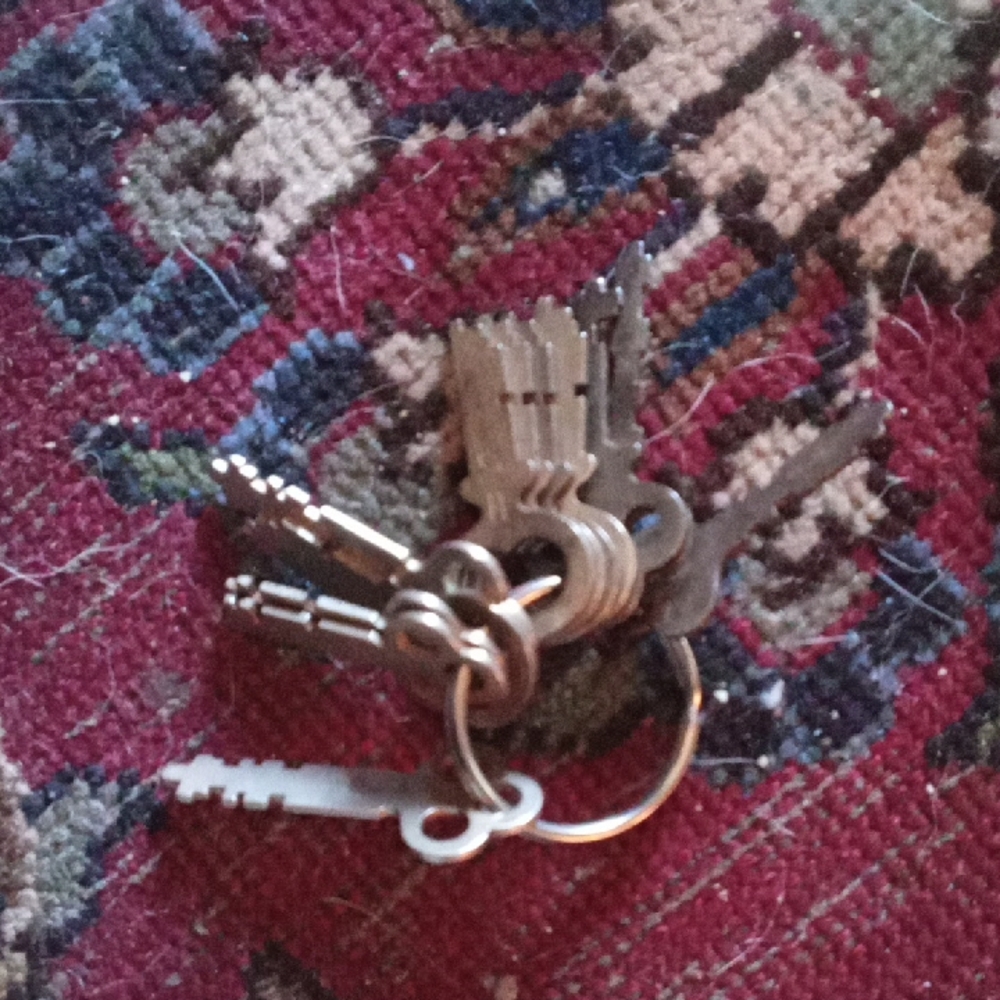 Silver Key Ring Set